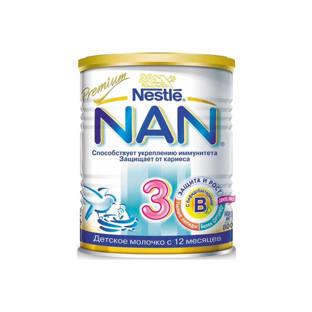 Смесь молочная NAN 3 Nestle 800 г